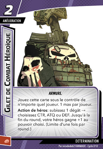 10 Gilet de Combat Héroïque