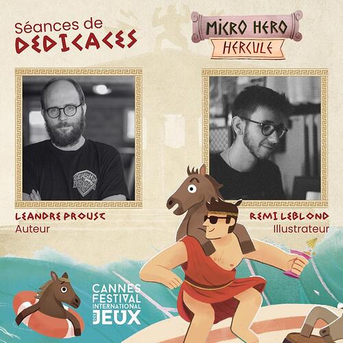 FIJ - Cannes - Dédicaces - Micro Hero : Hercule