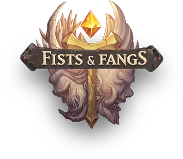 Fists and fangs logo