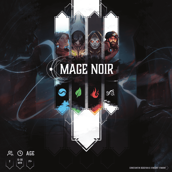 Extension Glace Pour Mage Noir - Jeu De Cartes Stratégique 2 Joueurs - À Partir De 14 Ans - Français