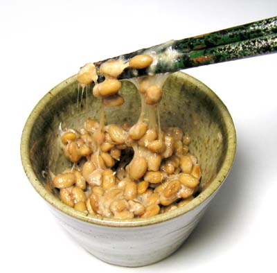 Natto_mixed