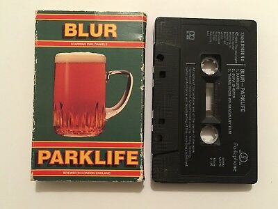 Blur-Parklife-Cassette-Tape-In-Beer-Paper-Sleeve