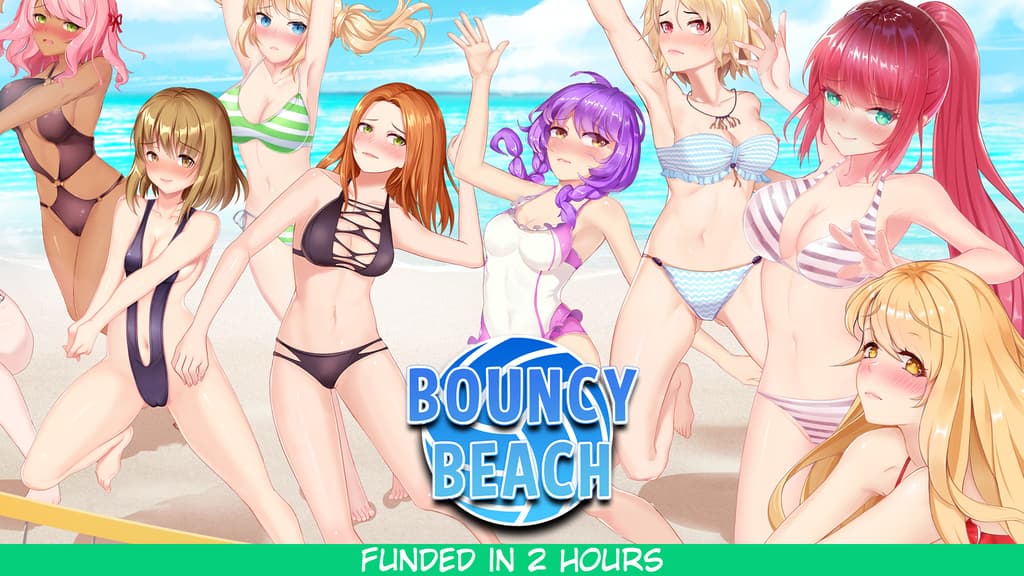 Bouncy Beach Volleyball Card Game - par Sakura Royale