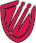 shield scratch icon red