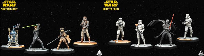 Figurines Star Wars: Shatterpoint - Chasseur de Jedi Set d