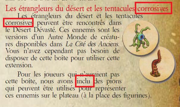 Règles - Étrangleurs du désert (Corrosifs) 2x (inclus)
